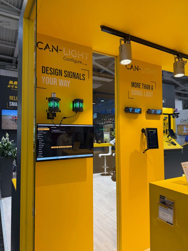 CAN-LIGHT: Intelligente Signalleuchte f&uuml;r pr&auml;zise Maschinenkommunikation 