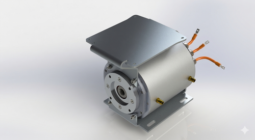 40 kW - 400 Vdc Liquid cooled PMAC motor