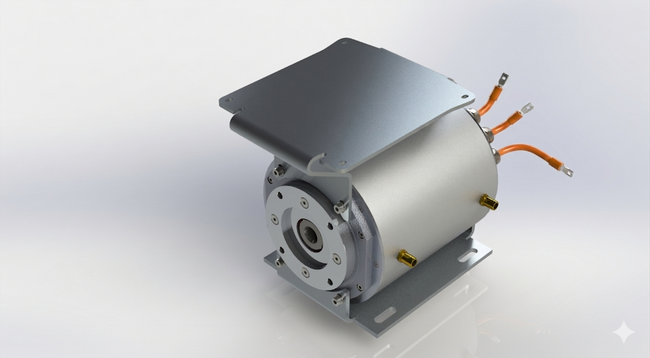 40 kW - 400 Vdc Liquid cooled PMAC motor