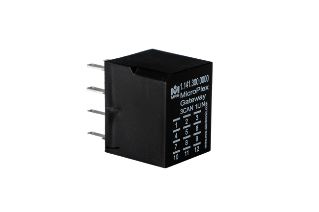 Compact gateway for transmitting, filtering and manipulating information between CAN networks
