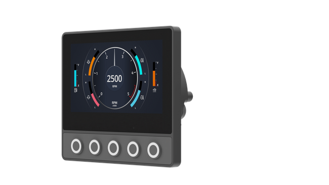 New 4.3” full colour display