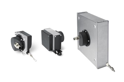 Safe draw-wire encoders for mobile machines