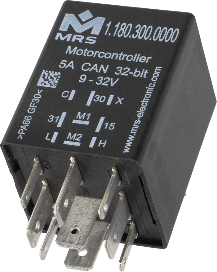 Compact, durable and future-proof: The new motor controller 5 A CAN 32-bit