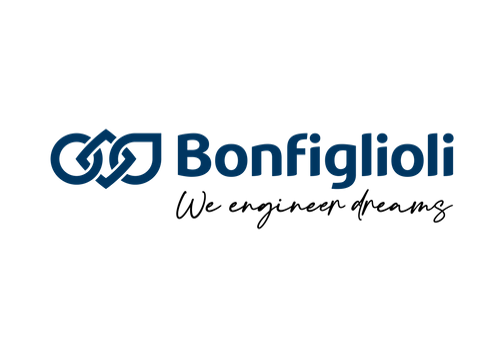 Photo shows the Bonfiglioi logo