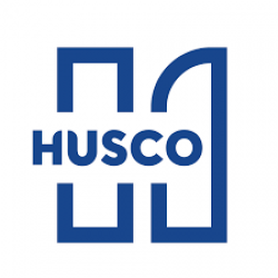 Photo shows the HUSCO logo
