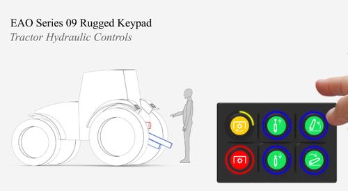 EAO - Series 09 Rugged Keypads Application Video – Tractor