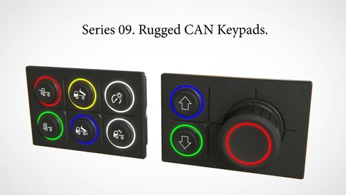 Series 09 Rugged Keypads Deliver Intelligent Control with Programmable Multi-Function Performance