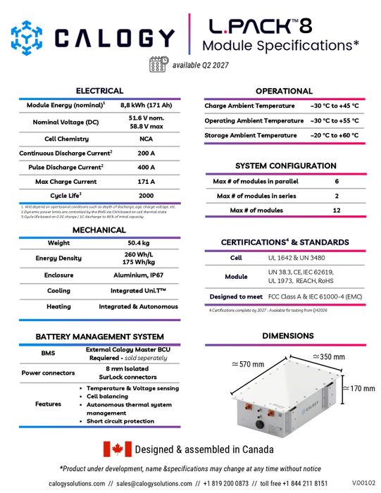 L.Pack8 battery module