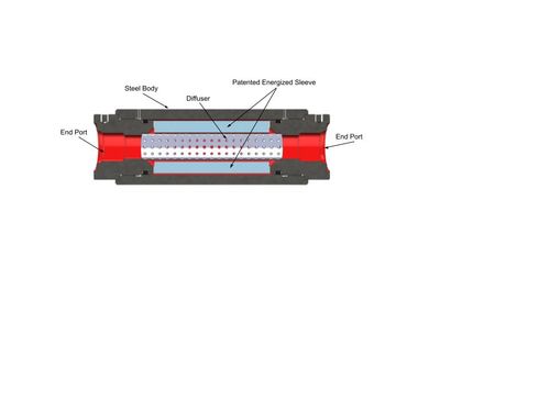 New maintenance-free inline hydraulic pulsation and noise suppressor