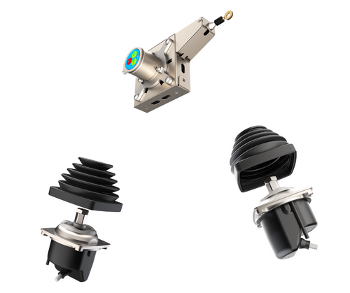 High-performance joysticks and draw-wire sensor for off-highway applications
