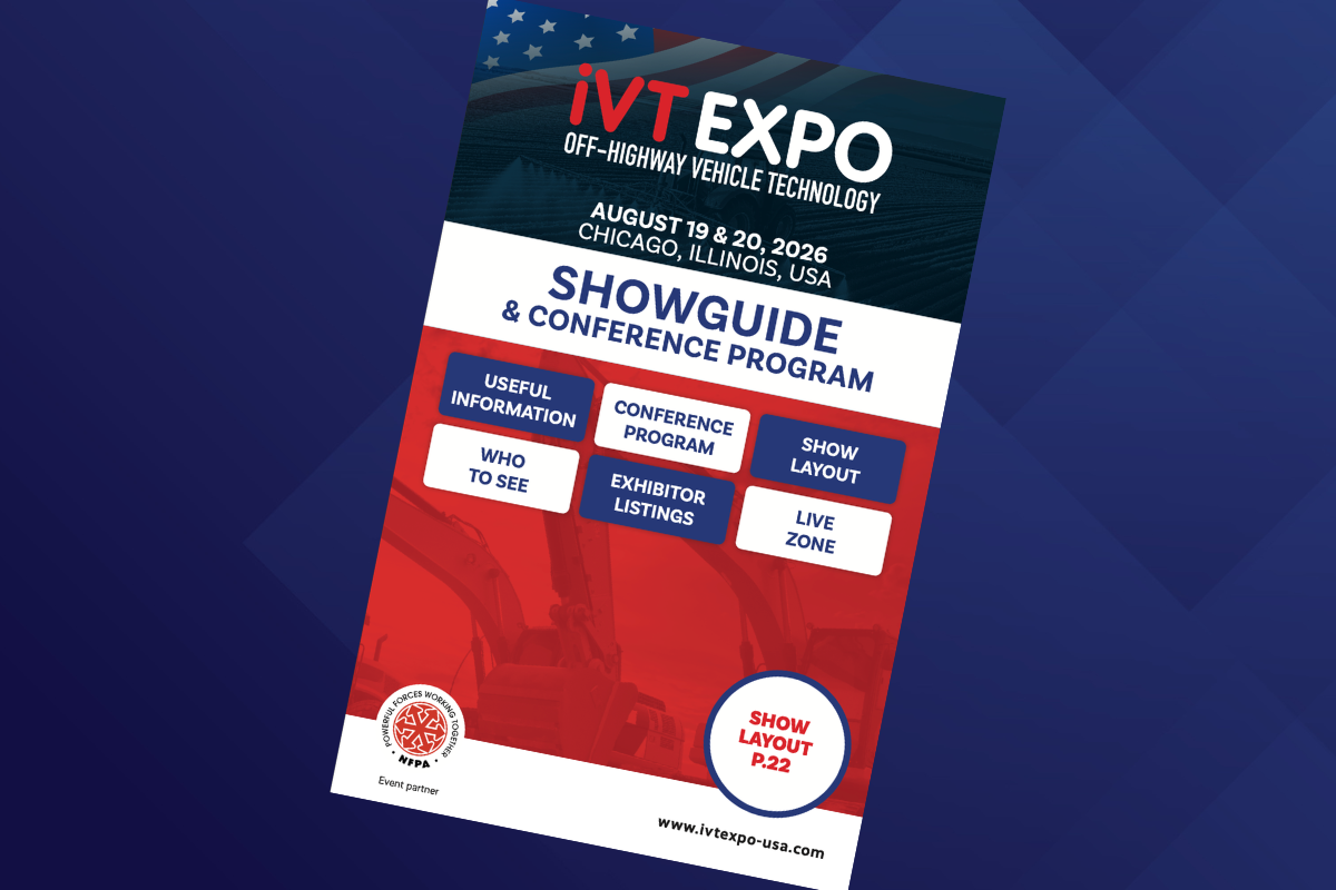 Photo shows the iVT Expo USA show guide