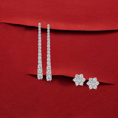 Tassel Earrings and Daisy Cluster Earrings