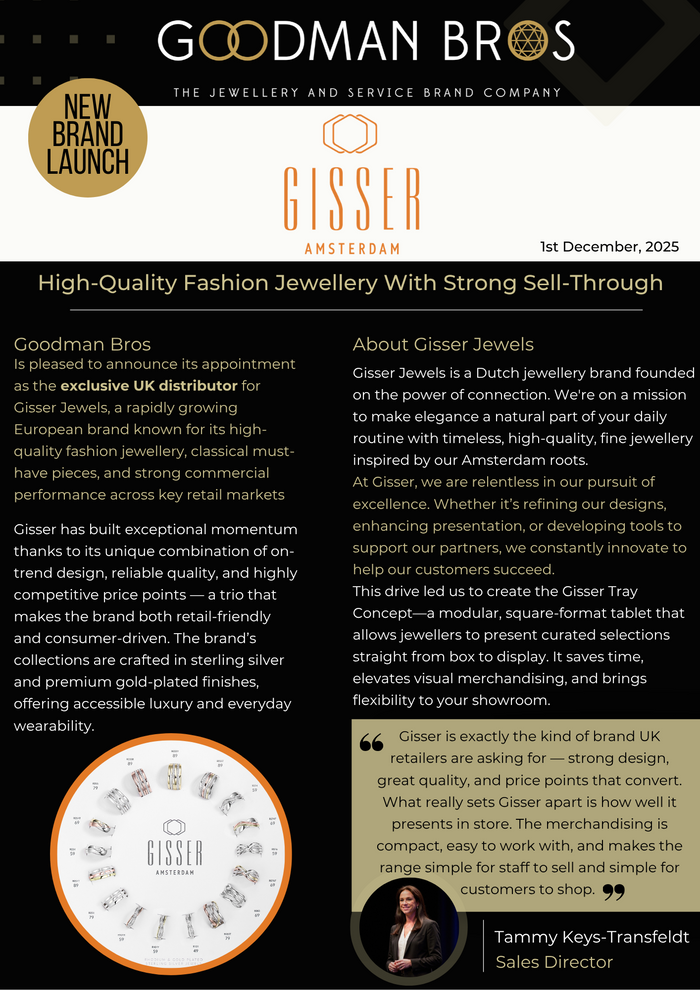 Goodman Bros - Gisser Jewels Distributor UK