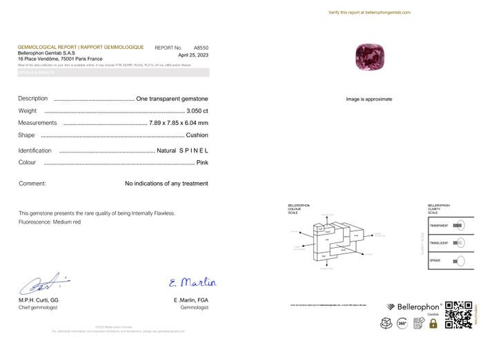 3.05 Ct Spinel