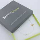 Daisy and Bee Necklace in Sterling Silver and Gold