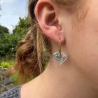 Gorgeous Heart Drop Earrings