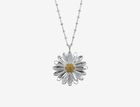 Sterling Silver Large Daisy Necklace