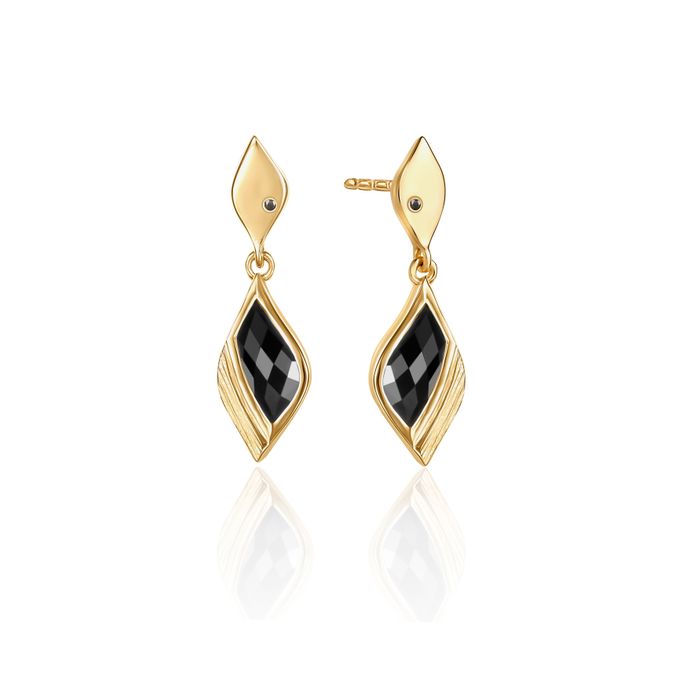 Strength Onyx Earrings