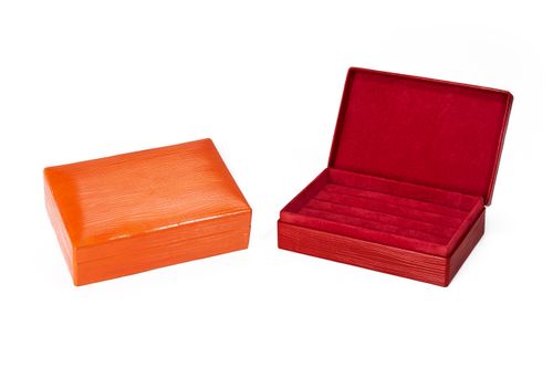 Leather Ring/Cufflink Collection Box