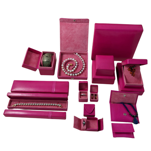 Jewellery Stock Boxes Fuchsia