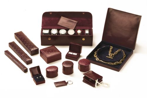 Bespoke/Custom Jewellery Boxes & Accessories Set Burgundy