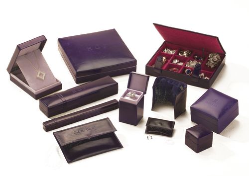 Bespoke/Custom Jewellery Boxes & Accessories Set Purple