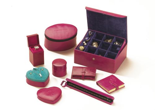 Bespoke/Custom Jewellery Boxes & Accessories Set Fuchsia