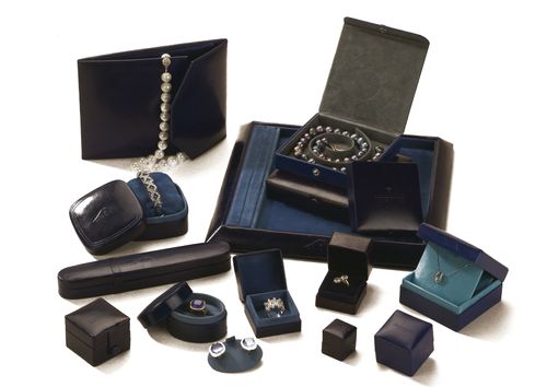 Bespoke/Custom Jewellery Boxes & Accessories Set Royal Blue