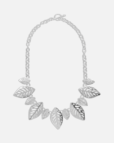 Sculptured Leaf Necklace