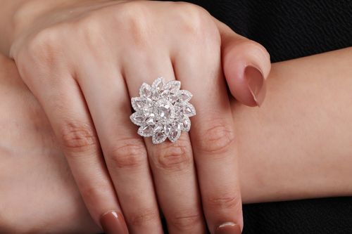 Rose Cut Diamond  Ring