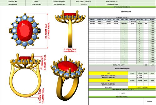 CAD turnaround in hours