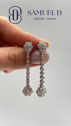 White earrings