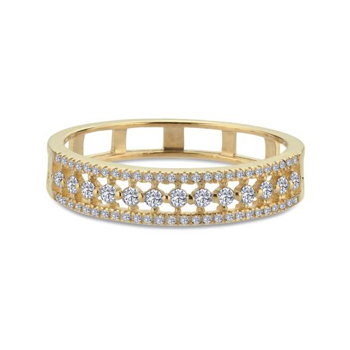 Wide Diamond Ring