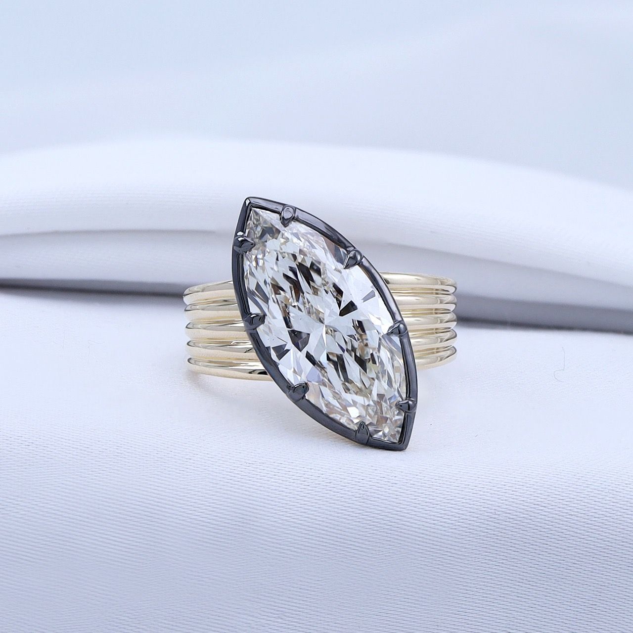 Marquise Cut Lab Grown Diamond Ring