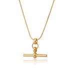 Kelly Springham T-Bar with Snake Chain Necklace