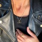 Kelly Springham T-Bar with Snake Chain Necklace