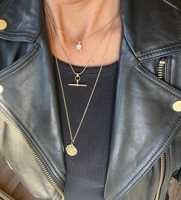 Kelly Springham Moon Phase Necklace with Slider Clasp