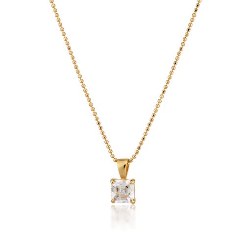 Kelly Springham Sparkling Square Choker Necklace