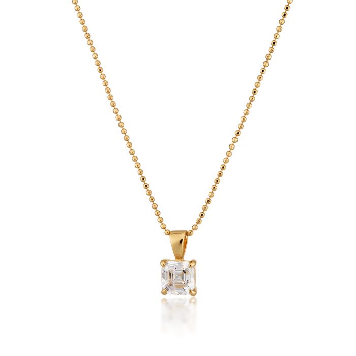 Kelly Springham Sparkling Square Choker Necklace