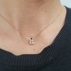 Kelly Springham Sparkling Square Choker Necklace