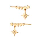 Starburst Ear Climber Earrings