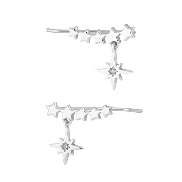 Starburst Ear Climber Earrings