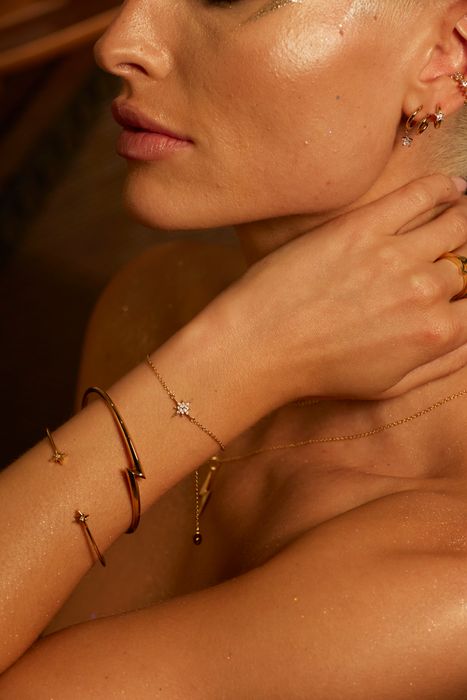 Starburst Bracelet with Slider Clasp