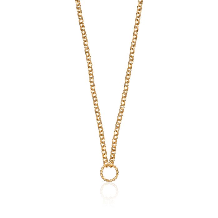 Eternity Twist Charm Collector Necklace