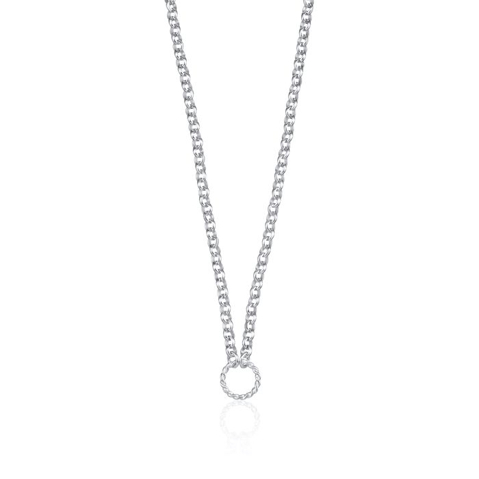 Eternity Twist Charm Collector Necklace