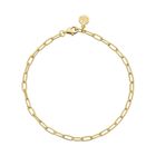 Oval Link Charm Bracelet