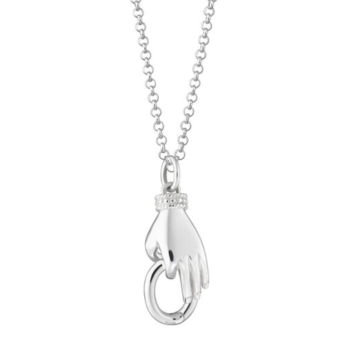 Vintage Hand Charm Collector Necklace
