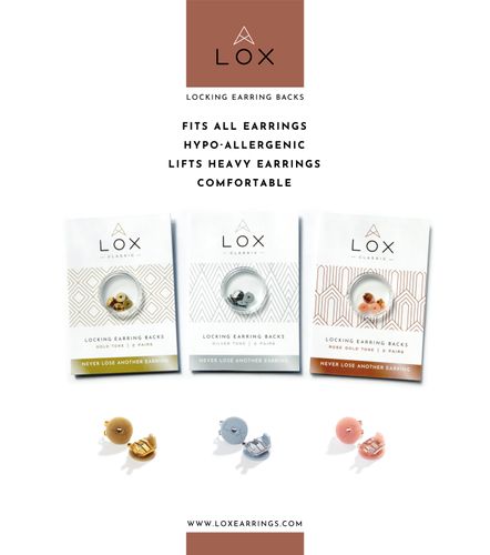 LOX | Locking Lifting Earring Backs