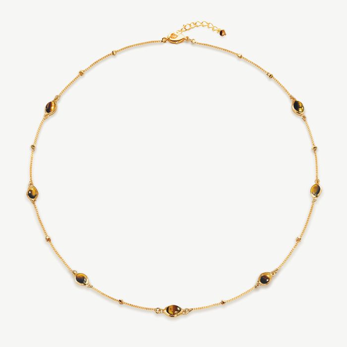 Cinnabar Tiger's Eye Necklace