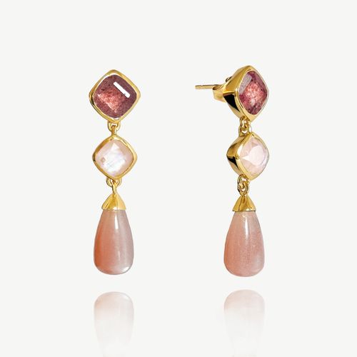 Coral bay Gemstone Earrings